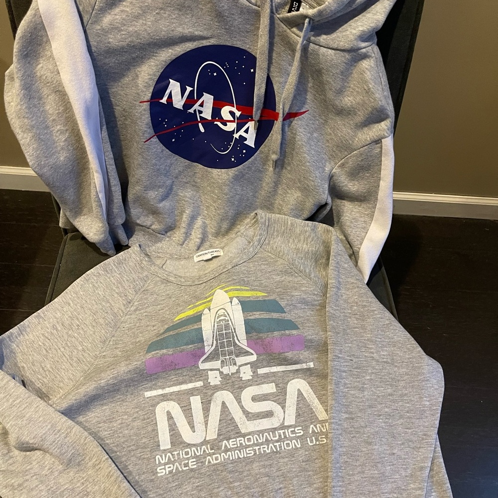 Gray NASA Sweatshirts